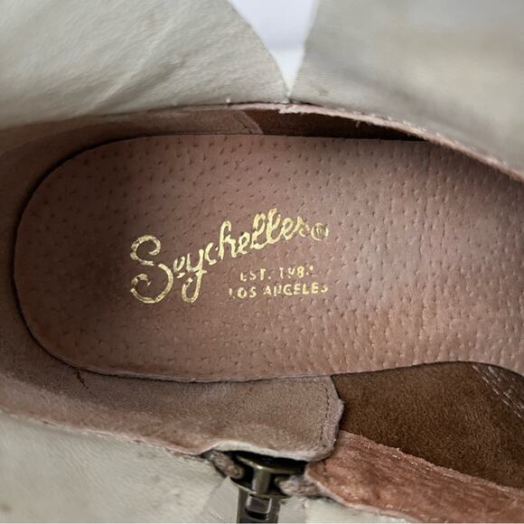 Seychelles metallic sheen Snare suede ankle bootie size 8.5 - Picture 9 of 10
